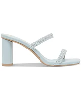 Dolce Vita Women's Nolah Pearl Beaded Double-Band Block-Heel Dress Sandals