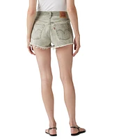 Levis Women's 501 Original Cotton Raw-Edge Shorts