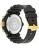 Versace Men's Swiss Chronograph Real Active Tpu Strap Watch 45mm