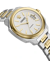 Versace Men's Swiss Automatic Dylos Two-Tone Stainless Steel Bracelet Watch 42mm