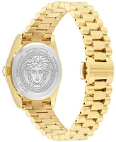 Versace Women's Swiss Millenyium Gold Ion Plated Bracelet Watch 32mm