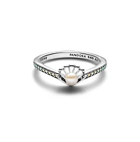 Pandora Disney Princess Ariel Shell Treated Cultured Pearl Ring