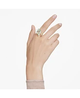 Swarovski Gema Gold-Tone Plated Open Ring
