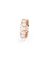 Swarovski Matrix Vittore Rose Gold-Tone Pear Cut Ring