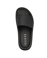 Guess Men's Vartino Elevated Slip On Pool Slides