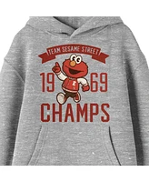 Sesame Street Boys Bioworld Team 1969 Champs Youth Heather Hoodie-xs