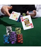 14 Gram Texas Holdem Poker Chip Set 300 Pieces Claytec Chips
