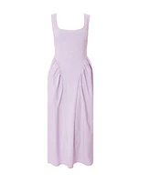 Quiz Women's Square Neck Skater Midi Dress