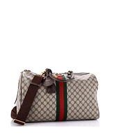 Pre-Owned Balenciaga Medium x Gucci The Hacker Project Duffle Bag Bb Coated Canvas