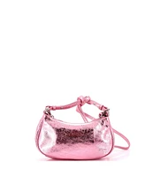 Pre-Owned Balenciaga Mini Le Cagole Giant Studs Shoulder Bag Leather with Crystals