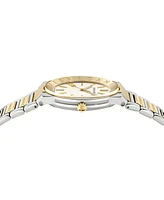 Ferragamo Men's Swiss Sapphire Logo Two-Tone Stainless Steel Bracelet Watch 41mm