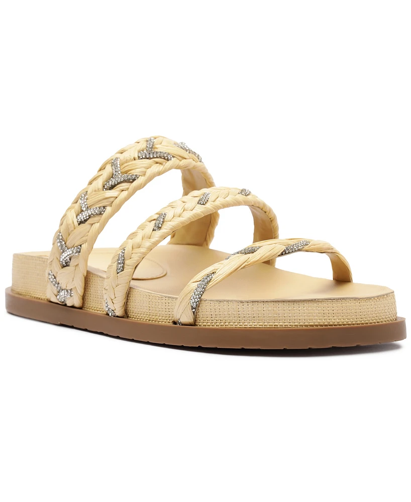 Arezzo Women's Mila Slip-On Flatform Sandals