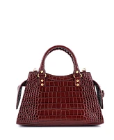 Pre-Owned Balenciaga Small Neo Classic City Bag Embossed Leather