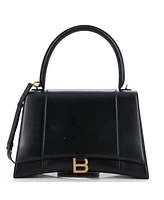 Pre-Owned Balenciaga New Medium Hourglass Top Handle Bag Leather