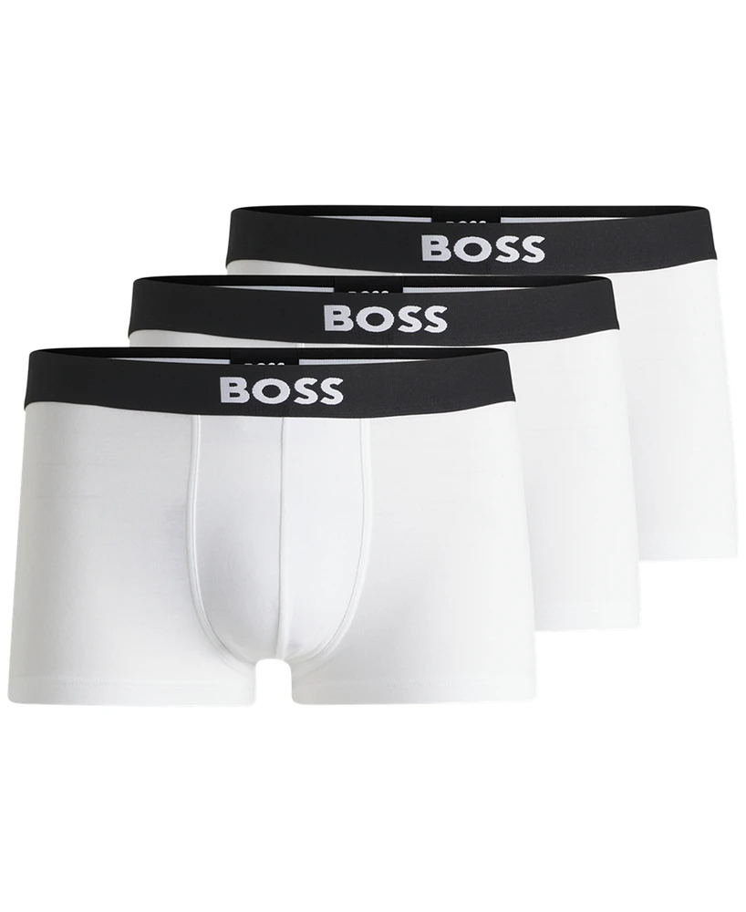 Boss by Hugo Men's Icon 3-Pk. Trunks