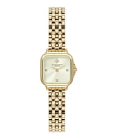 Olivia Burton Women's Grosvenor Mini Gold Tone Bracelet Watch, 20mm