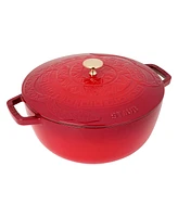 Staub Cast Iron 5-Qt. Essential French Oven with Snake Lid