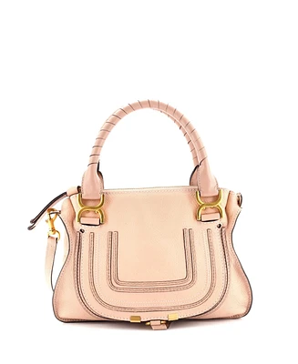 Pre-Owned Chloe Small Marcie Satchel Leather