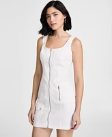 Bar Iii Women's Sleeveless Sweetheart Cargo Mini Dress, Exclusively at Macy's