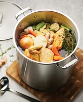 Tramontina Tri-Ply Clad Stainless Steel 24-Qt Round Stock Pot