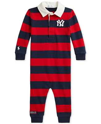 Polo Ralph Lauren Baby Striped Yankees Coverall