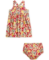 Polo Ralph Lauren Baby Girls Floral Cotton Dress