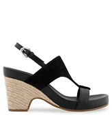 Aerosoles Women's Mackenzie Round Toe Platform Sandals