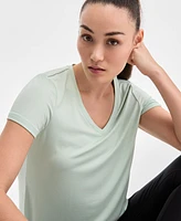 Id Ideology Women's V-Neck Performance T-Shirt, Created for Macy's