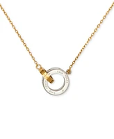 Kate Spade New York Set Stone Interlink Pendant Necklace, 16" + 3" extender
