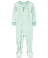 Carter's Baby 1-Piece Striped Cotton Footed Pajamas