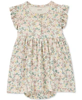 Carter's Baby Girls Cotton Floral Dress & Cardigan, 2 Piece Set