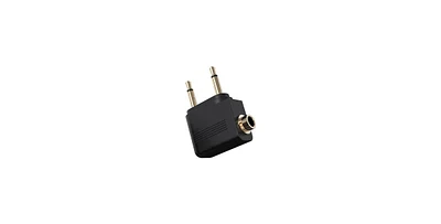 Mee audio 2-Prong Mono to 3.5 mm Stereo Airplane Adapter