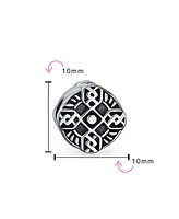 Bling Jewelry Celtic Trinity Cross Charm Bead Sterling Silver for European Bracelets