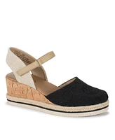 Baretraps Women's Alycia Closed Toe Wedge Sandals