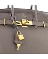 Pre-Owned HERMES Birkin Handbag Togo with Gold Hardware