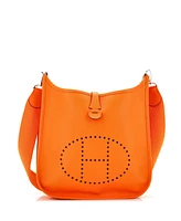 Pre-Owned HERMES Pm Evelyne Bag Gen I Epsom