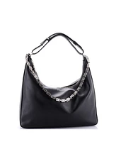 Pre-Owned Givenchy Medium Moon Cut Out Bag Leather