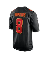 Nike Men's DeAndre Hopkins Carbon Black Kansas City Chiefs Super Bowl Lix Fashion Game Jersey