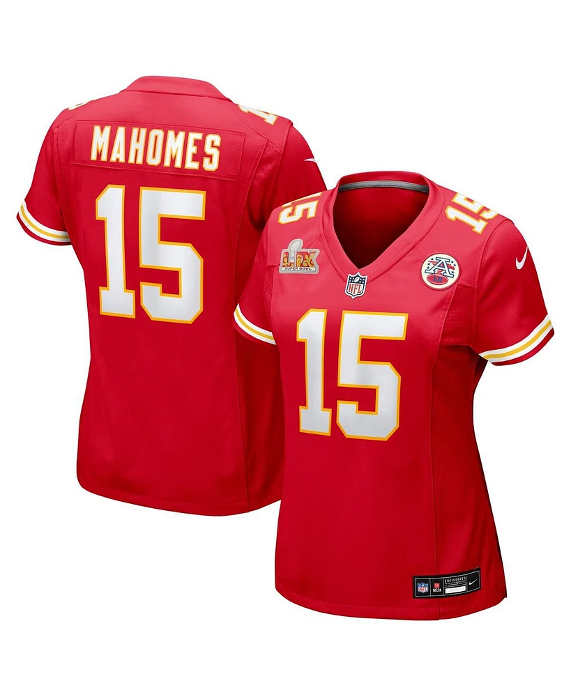 Nike Women's Patrick Mahomes Red Kansas City Chiefs Super Bowl Lix Game Jersey