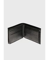 Men's Genuine Leather Venous Pattern Overflap Wallet