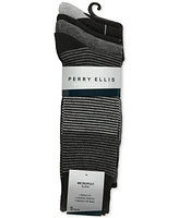 Perry Ellis Portfolio Men's Patterned Crew Socks