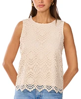 Vince Camuto Women's Crochet Sleeveless Top