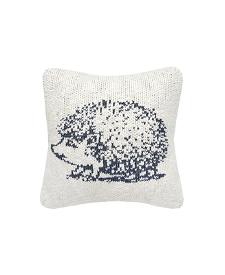 10" x 10" Hedge Hog Knitted Small Petite Throw Pillow