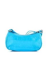 Pre-Owned Balenciaga Mini Le Cagole Giant Studs Chain Shoulder Bag Embossed Leather with Crystals
