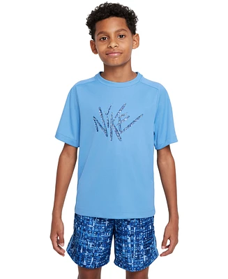 Nike Big Boys Dri-fit Short-Sleeve Logo Graphic Top