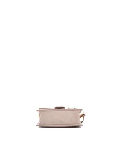 Pre-Owned Jacquemus Le Bambino Top Handle Flap Bag Suede