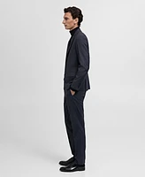 Mango Men's Stretch Fabric Super Slim-Fit Suit Pants