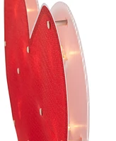 Northlight 14.25" Lighted Heart Valentine's Day Window Silhouette Decoration