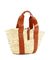 Pre-Owned Chloe Large x Mifuko Woody Tote Raffia