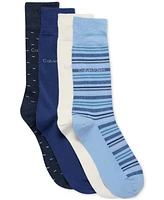 Calvin Klein Men's Dress Crew Socks, 4-pack